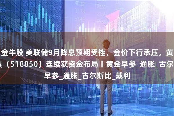 金牛股 美联储9月降息预期受挫，金价下行承压，黄金ETF华夏（518850）连续获资金布局丨黄金早参_通胀_古尔斯比_戴利
