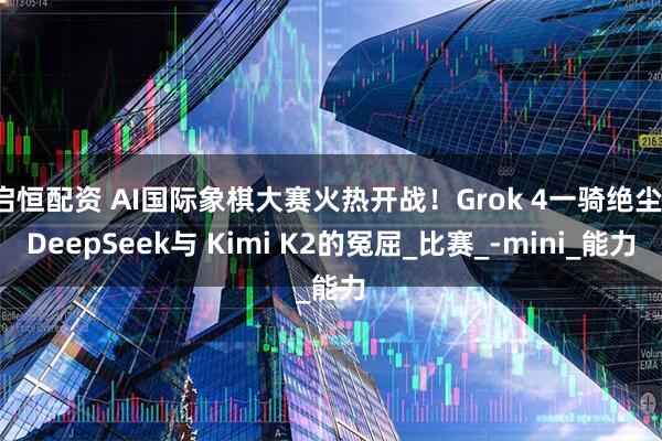 启恒配资 AI国际象棋大赛火热开战！Grok 4一骑绝尘，DeepSeek与 Kimi K2的冤屈_比赛_-mini_能力